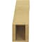 Ekena Millwork 5-inch W x 14-inch D x 14-inch H Del Monte Rough Cedar Woodgrain TimberThane Knee Brace, Primed BRCUR05X14X14DELRCPR - alternate 2